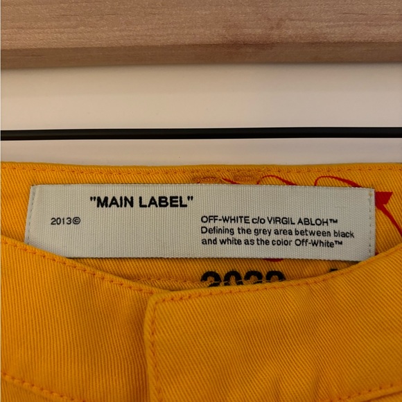 Off-White Logo Print Cotton Trousers - Picture 2 of 4